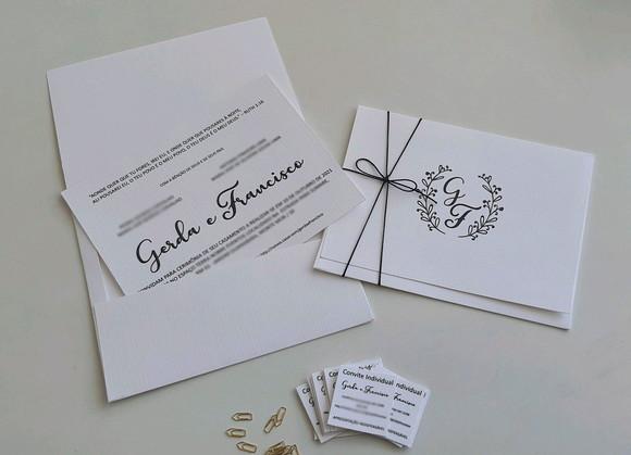 Convite de Casamento Envelope
