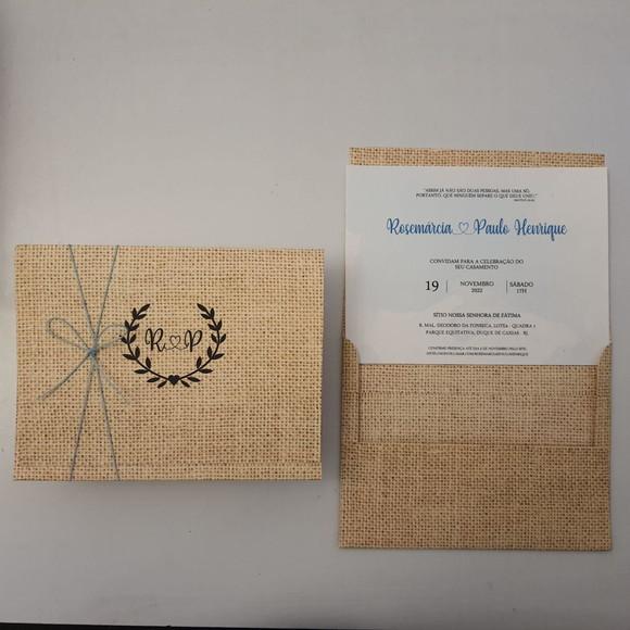 Convite De Casamento Envelope