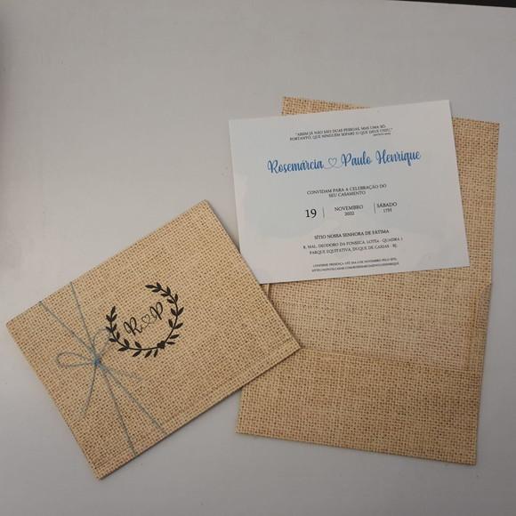 Convite De Casamento Envelope