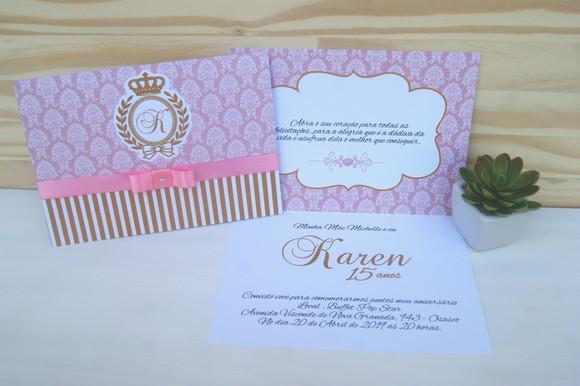 Convite De Debutante