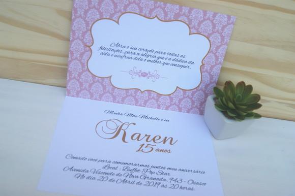 Convite De Debutante
