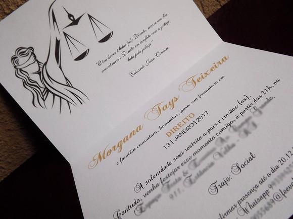 Convite de Formatura