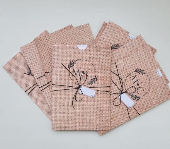 Convite Envelope Rustico