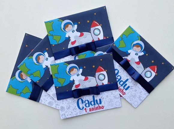 Convite Infantil Astronauta