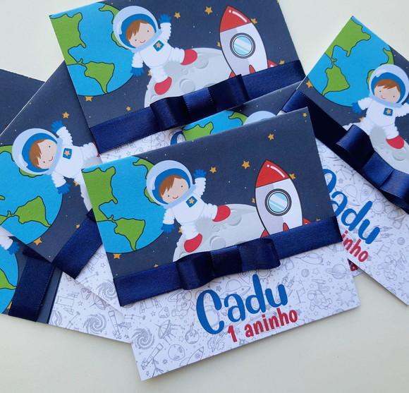 Convite Infantil Astronauta