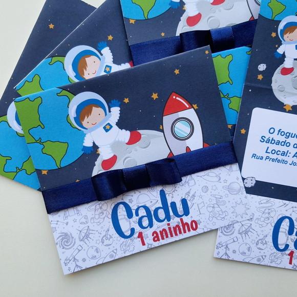 Convite Infantil Astronauta