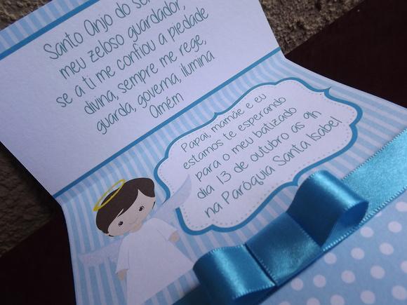 Convite Infantil Batizado