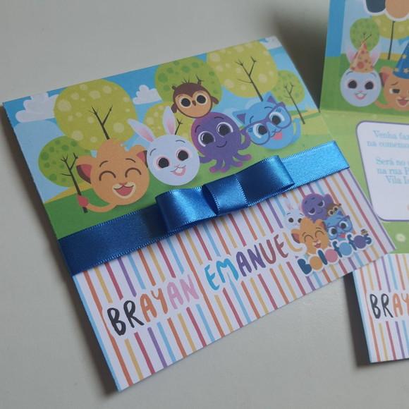 Convite Infantil Bolofofos
