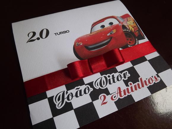 Convite Infantil Carros