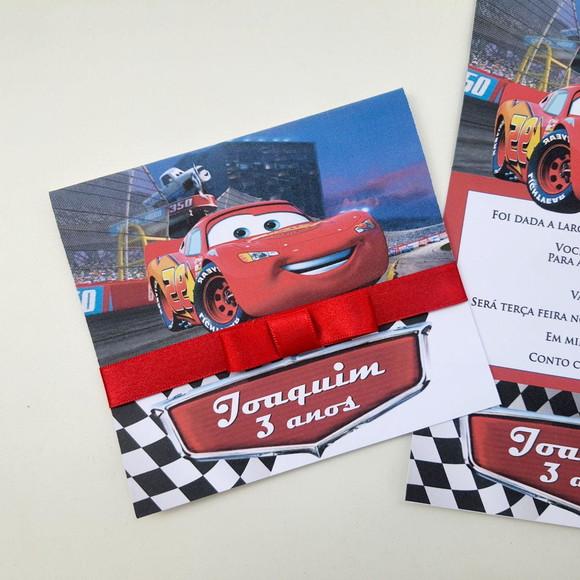 Convite Infantil Carros