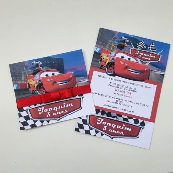 Convite Infantil Carros