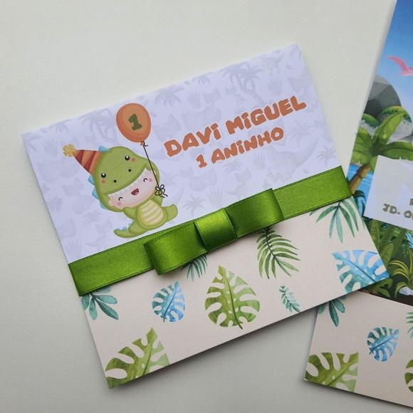 Convite Infantil Dinossauro