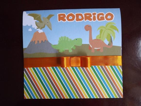 Convite Infantil Dinossauros