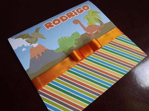 Convite Infantil Dinossauros