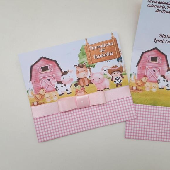 Convite Infantil Fazendinha