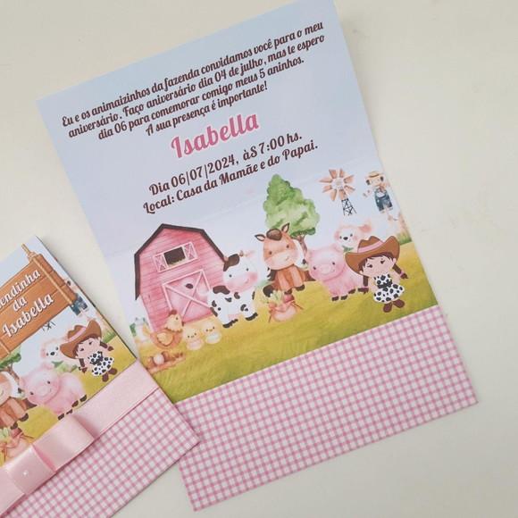 Convite Infantil Fazendinha