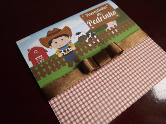 Convite Infantil Fazendinha