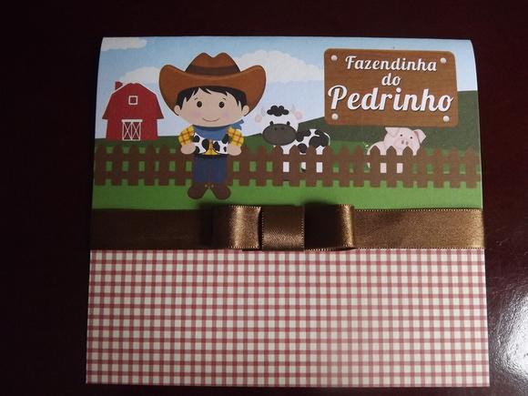 Convite Infantil Fazendinha
