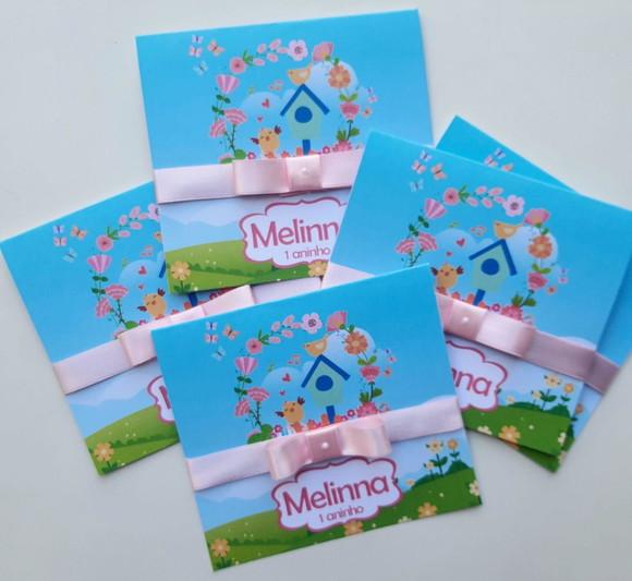 Convite Infantil Jardim