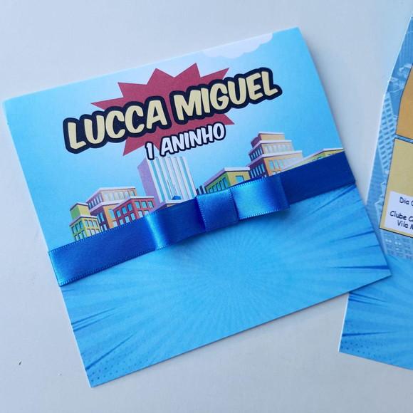 Convite Infantil Jesus Herói Promoção