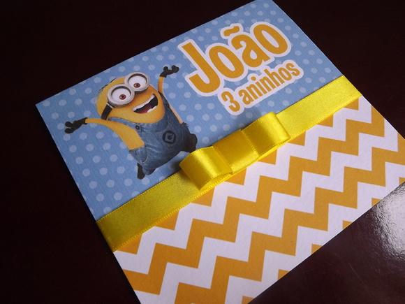 Convite Infantil Minions