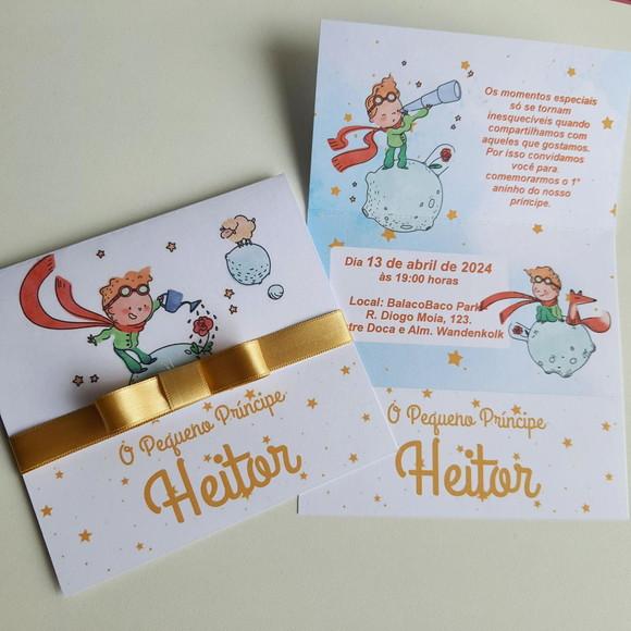 Convite Infantil o Pequeno Príncipe