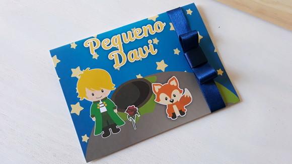 Convite Infantil PEQUENO PRÍNCIPE