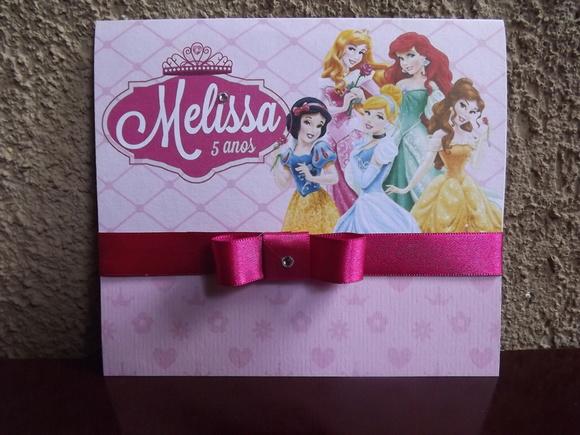 Convite Infantil Princesas