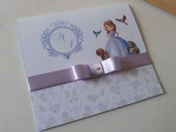 Convite Infantil PRINCESINHA SOFIA