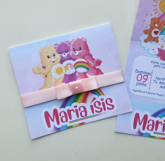 Convite Infantil Ursinhos Carinhosos