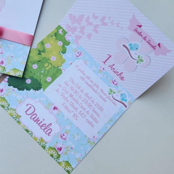Convite Jardim Encantado Promoção
