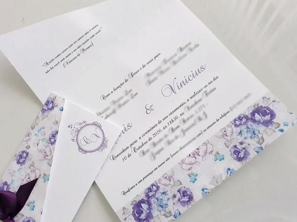 Convite Lilas
