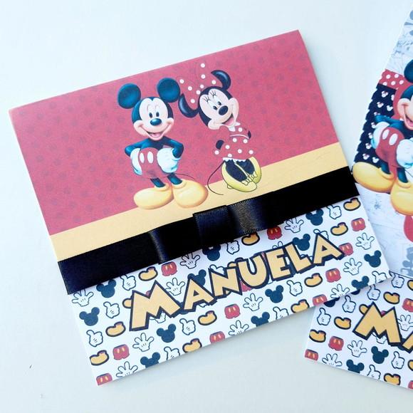 Convite Mickey E Minnie Promoção