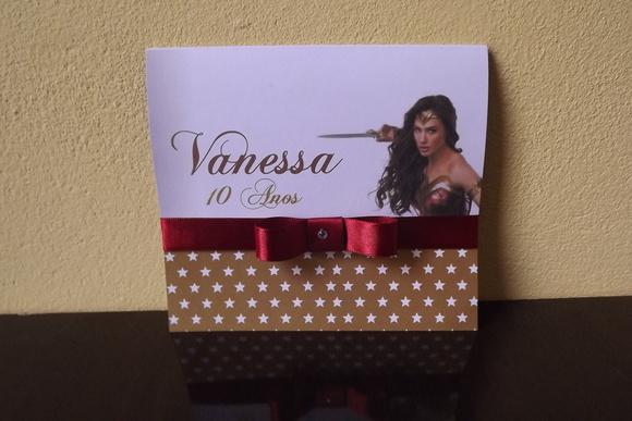 Convite Mulher maravilha