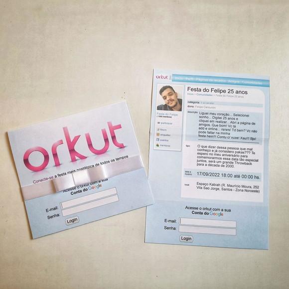 Convite Orkut