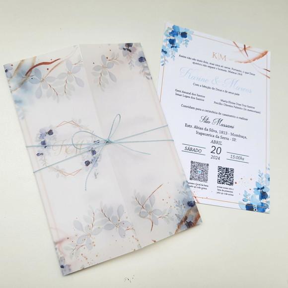 Convite Papel Vegetal