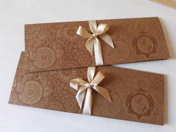 convite para casamento rustico