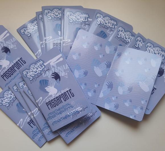 Convite Passaporte com Miolo de 8 Paginas