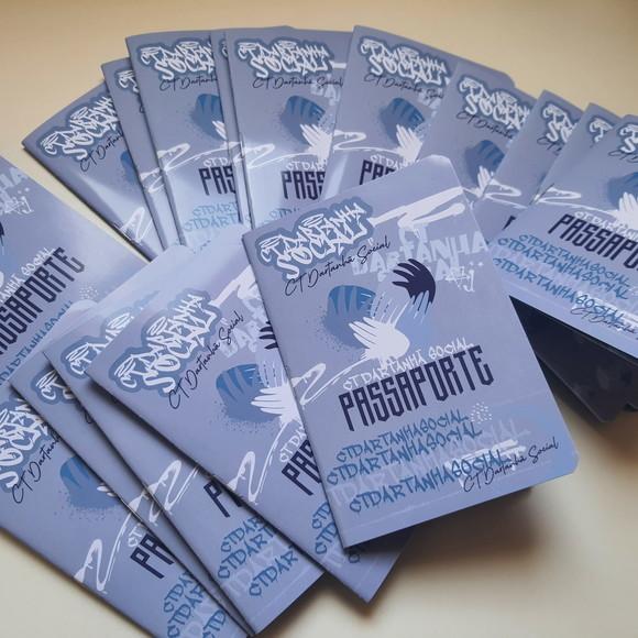 Convite Passaporte com Miolo de 8 Paginas