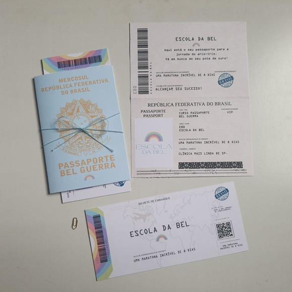 Convite Passaporte Infantil
