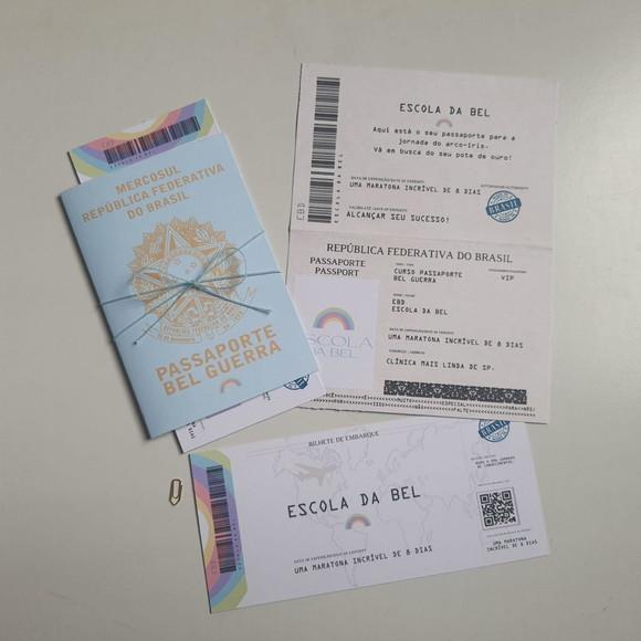 Convite Passaporte Infantil