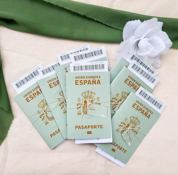Convite Passaporte para Padrinhos