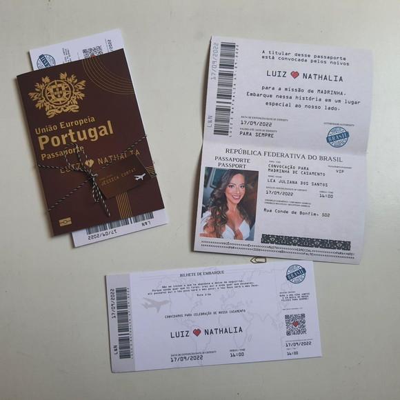 Convite Passaporte Portugual