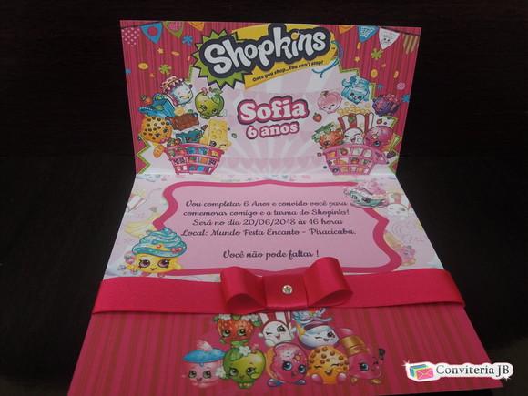 Convite Shopkins