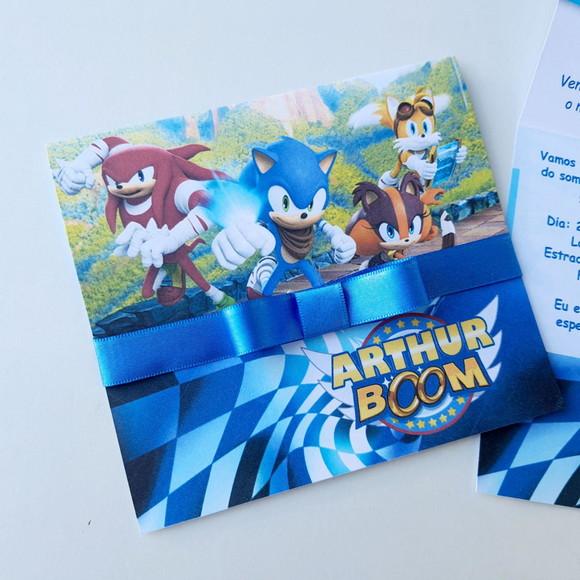 Convite Sonic Boom Promoção