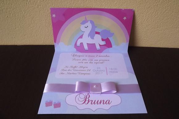 Convite Unicornio
