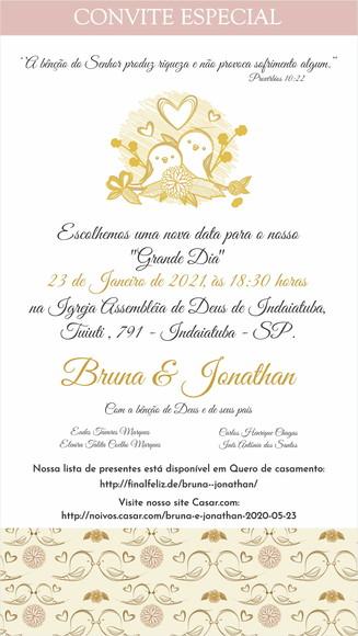 Convite Virtual Casamento