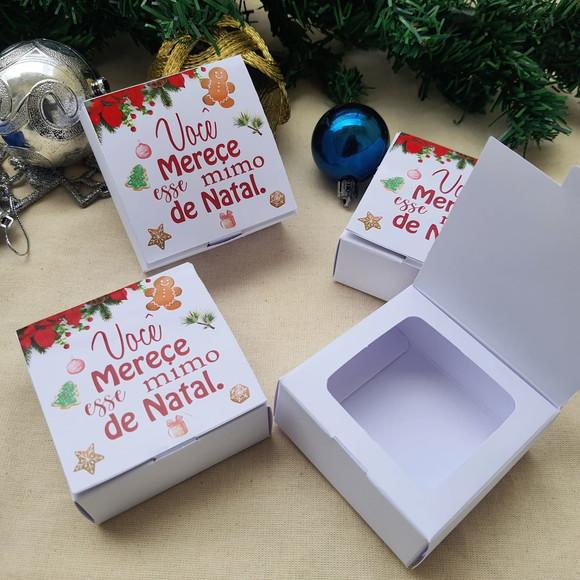 Lembrancinhas de Natal - Caixinha para Mimos 7x7cm