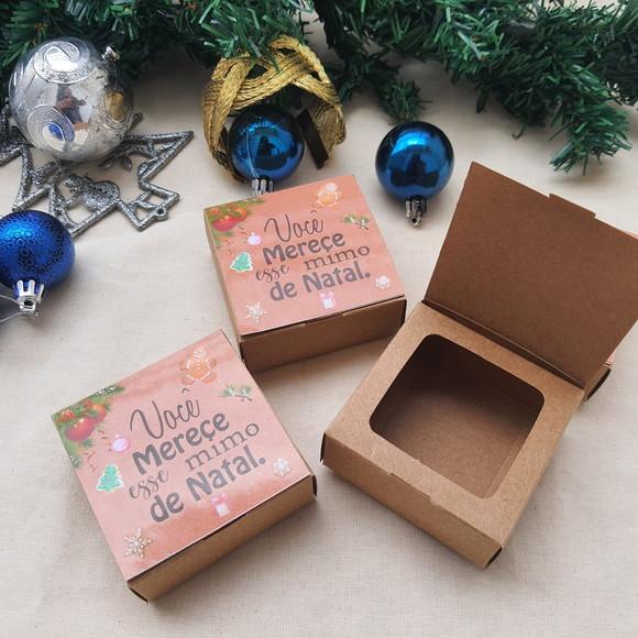 Lembrancinhas de Natal - Caixinha para Mimos 7x7cm