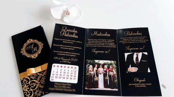 Manual dos Padrinhos Preto Black